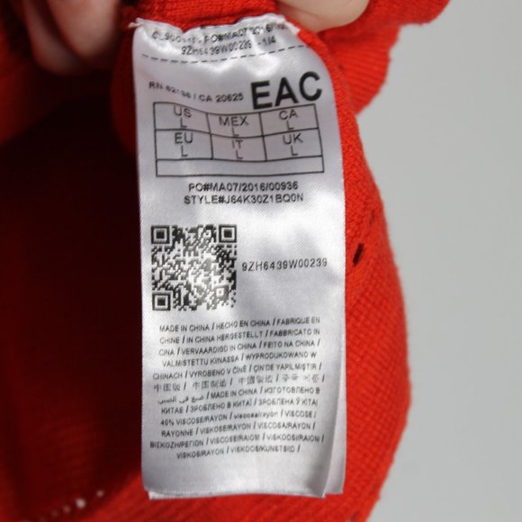 Little Girls Orange Guess Dress - Picture 7 of 9